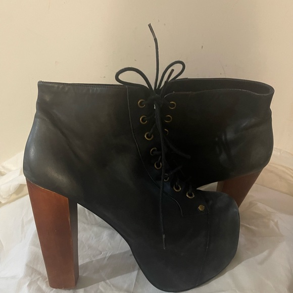 Jeffrey Campbell Platform Ankle Boots - Picture 5 of 8